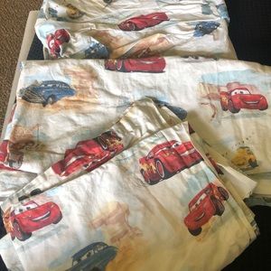 Pottery Barn Kids Cars Full Size Sheet Set